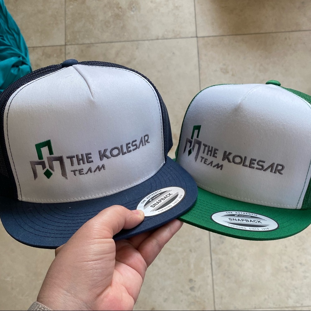 2 new yupoong snap back hats